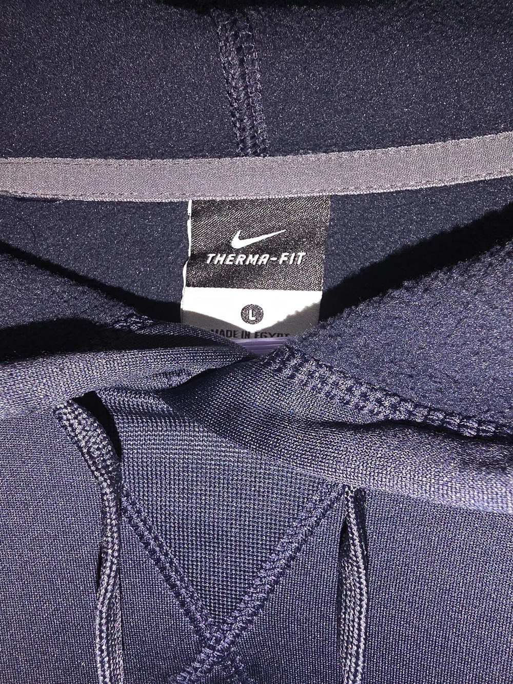 Nike Dark Blue Hoodie with Camouflage Logo